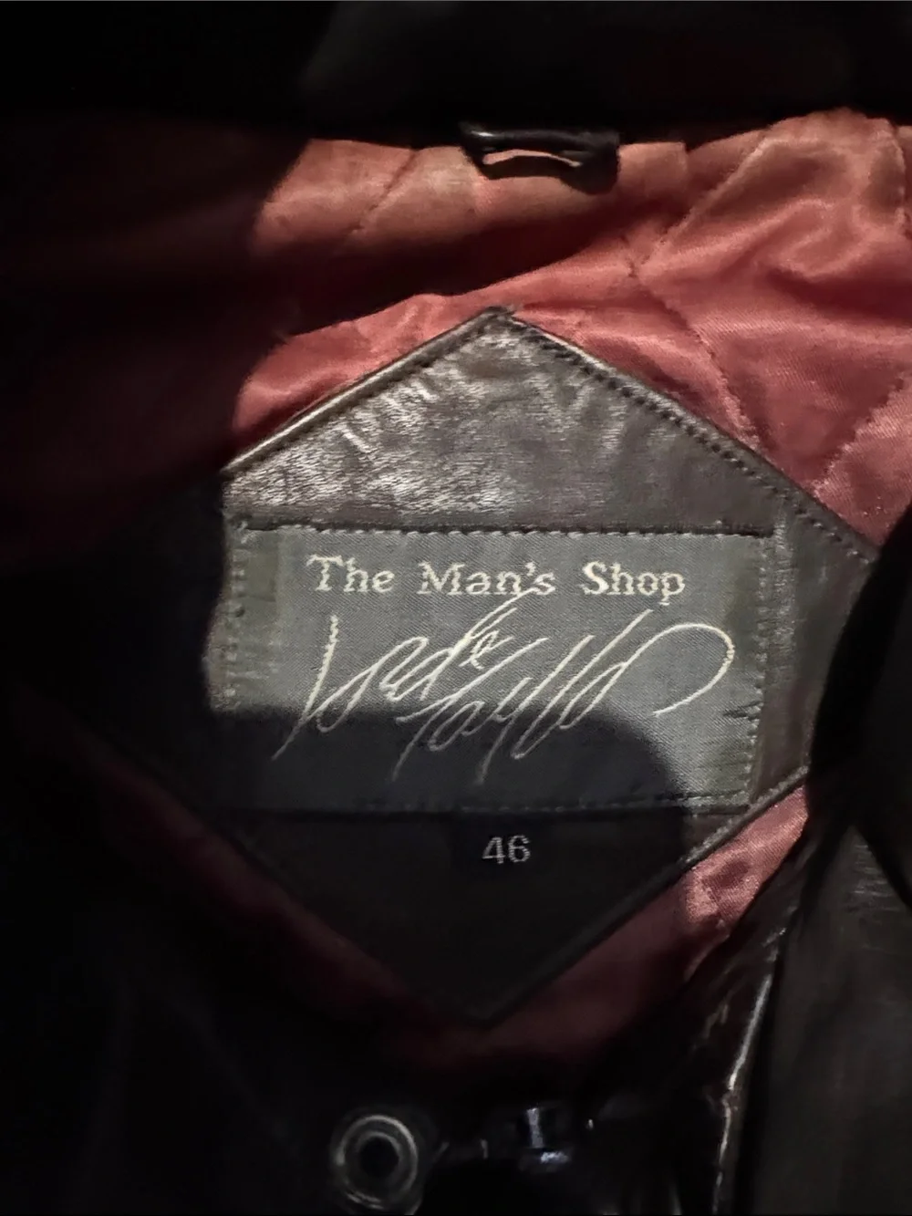 Lord & Taylor Men's Brown Leather Bomber Jacket